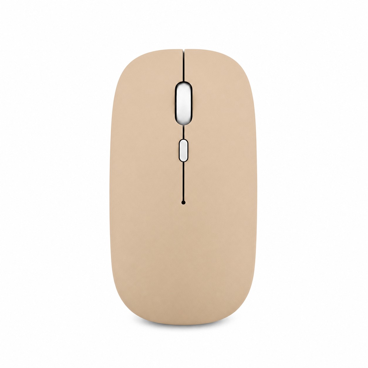 Rechargeable Wireless Bluetooth Mouse — Tan Beige