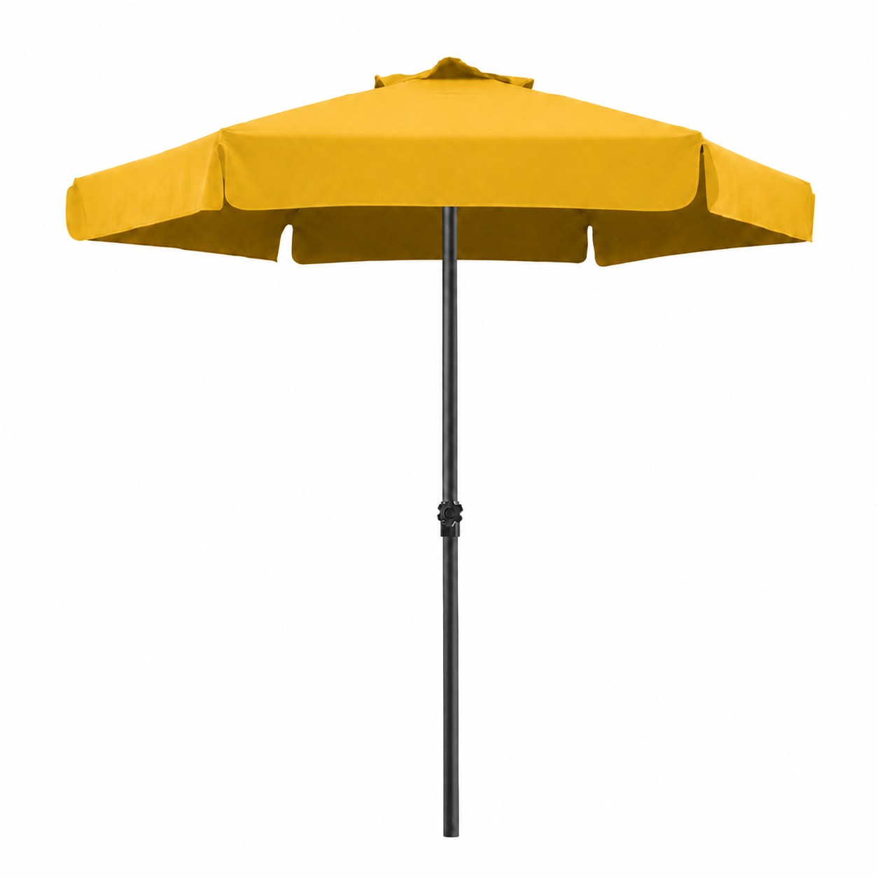 Portable Aluminum Market Umbrella — Gold