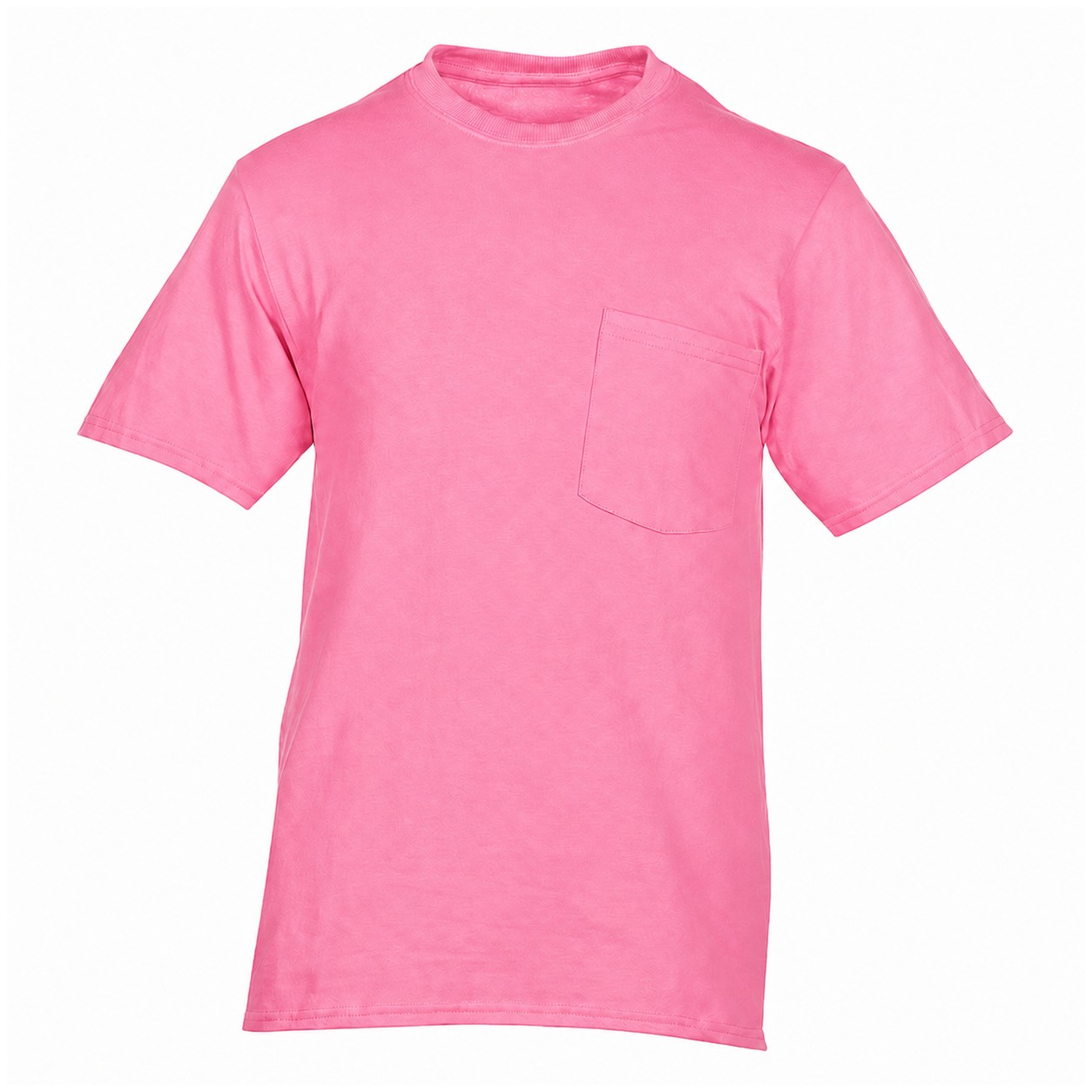 Essential Cotton Pocket Shirt — Pink