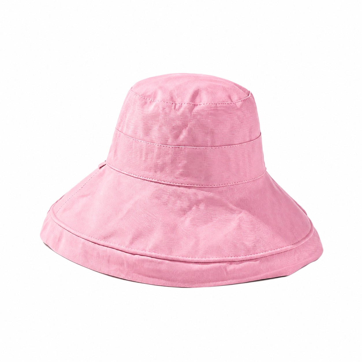 Cotton Reversible Bucket Sun Hat — Pink
