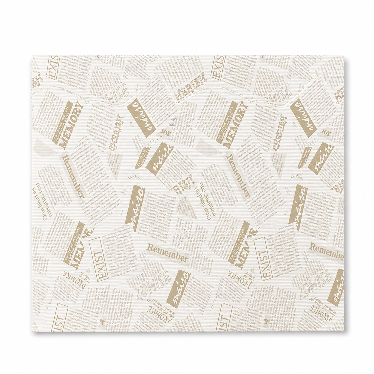 Square Deli Wax Paper Sheets — Natural Beige
