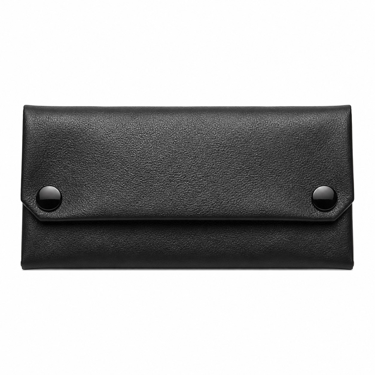 Compact PU Tobacco Pouch With Snap Flap — view 2