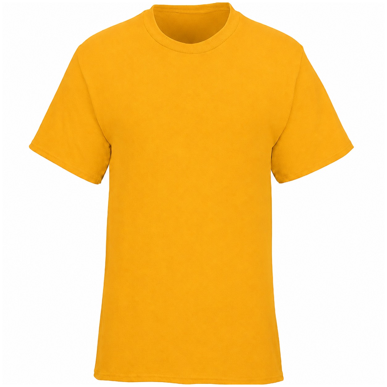 Recycled Cotton-Polyester Blend T-Shirt — Gold