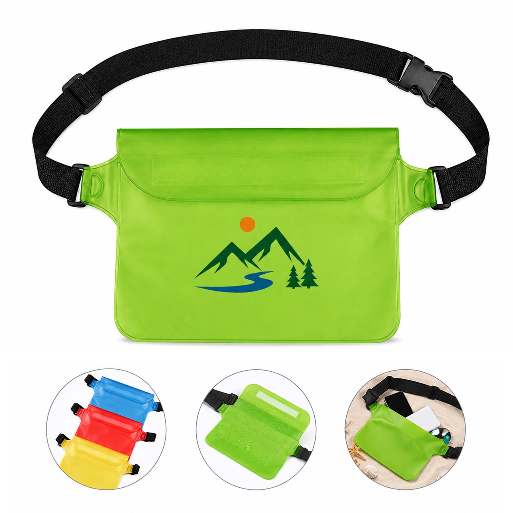 Translucent PVC Waterproof Belt Pouch