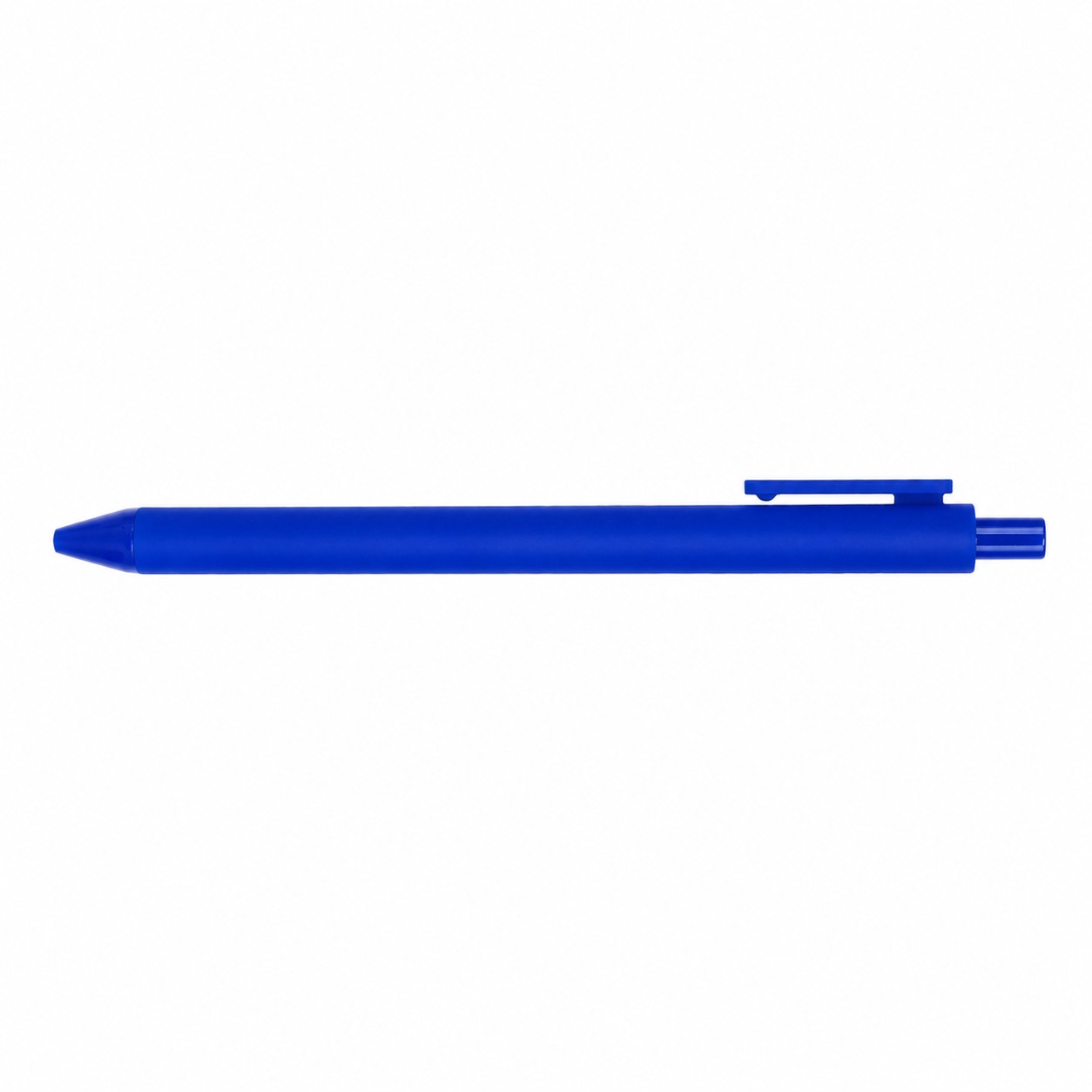 Rubberized ABS Click Gel Pen — Royal Blue