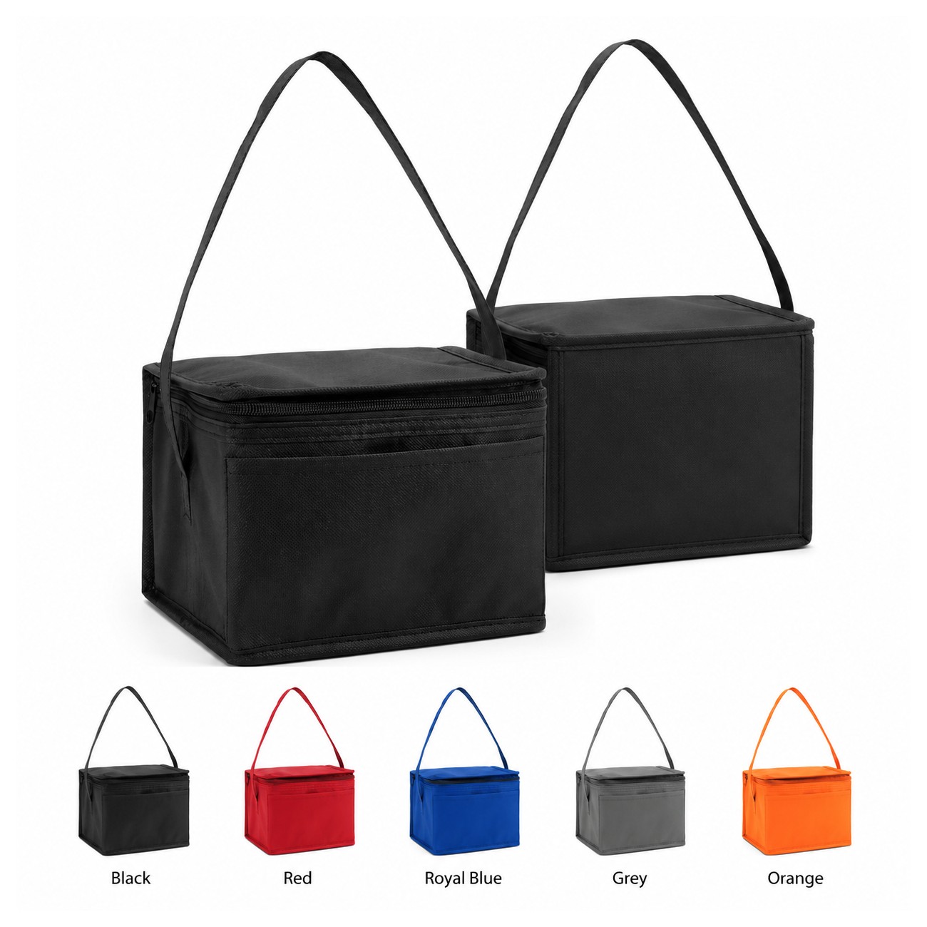 Zippered Storage Non-Woven Cooler Bag