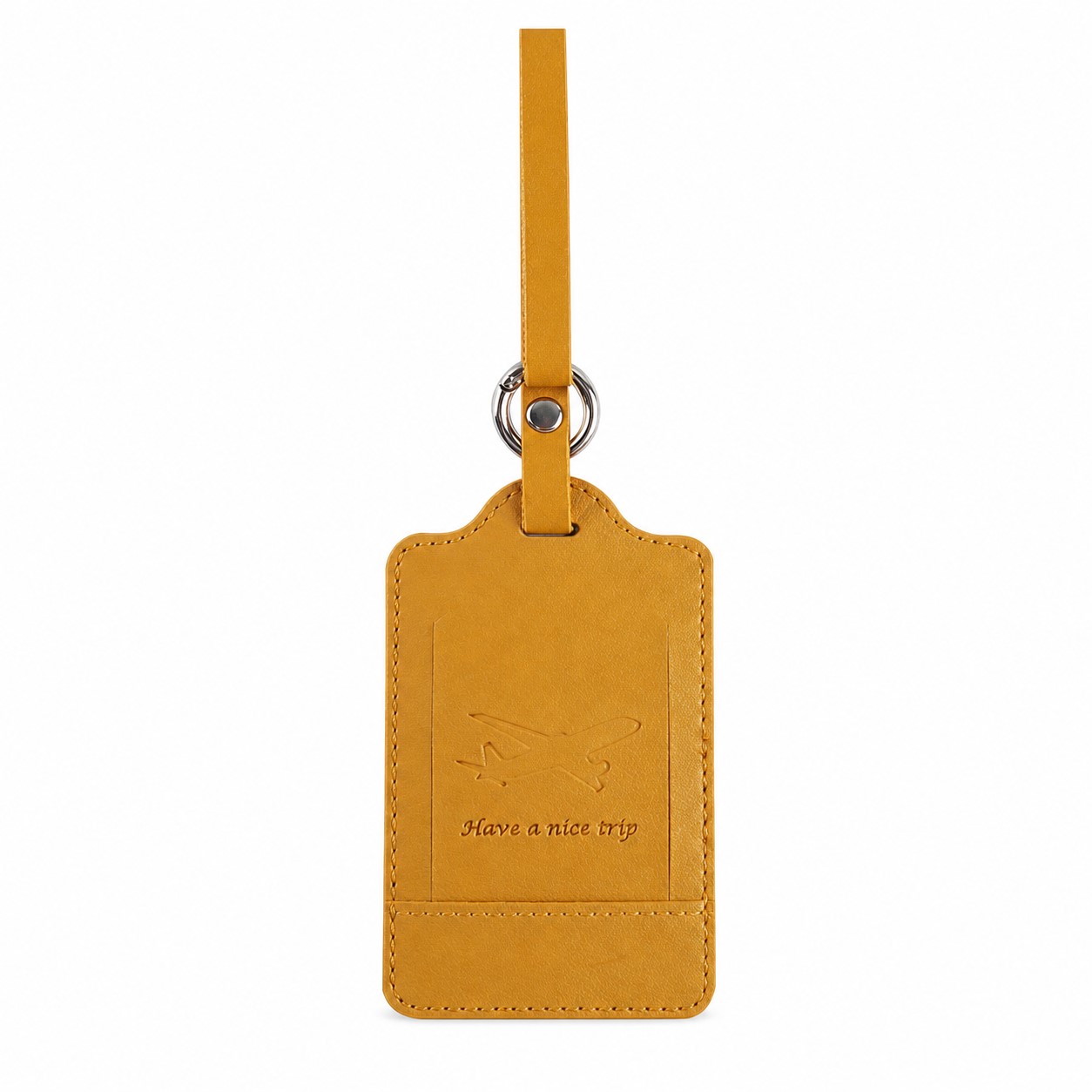Flip Cover PU Luggage Identification Tag — view 2