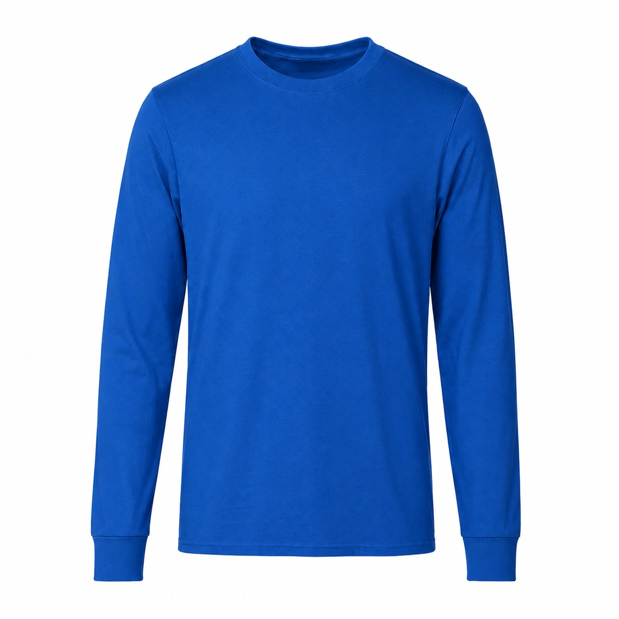 Blend Long Sleeve Crewneck Shirt — Blue