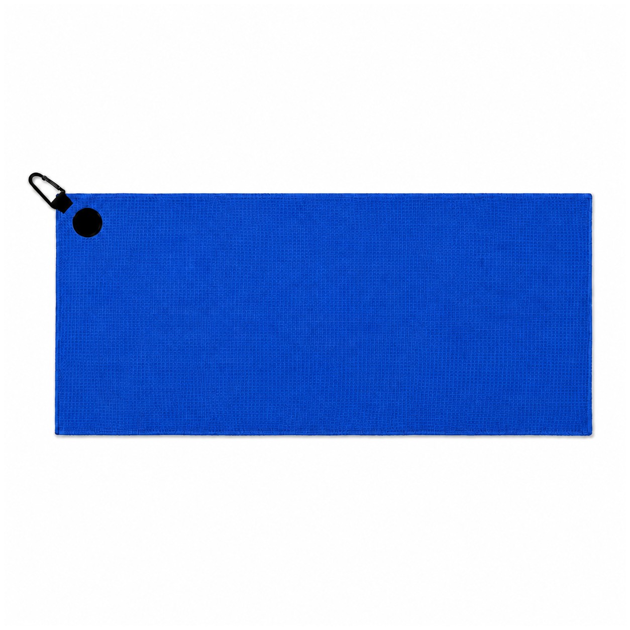 Waffle Polyester Magnetic Golf Towel — Blue
