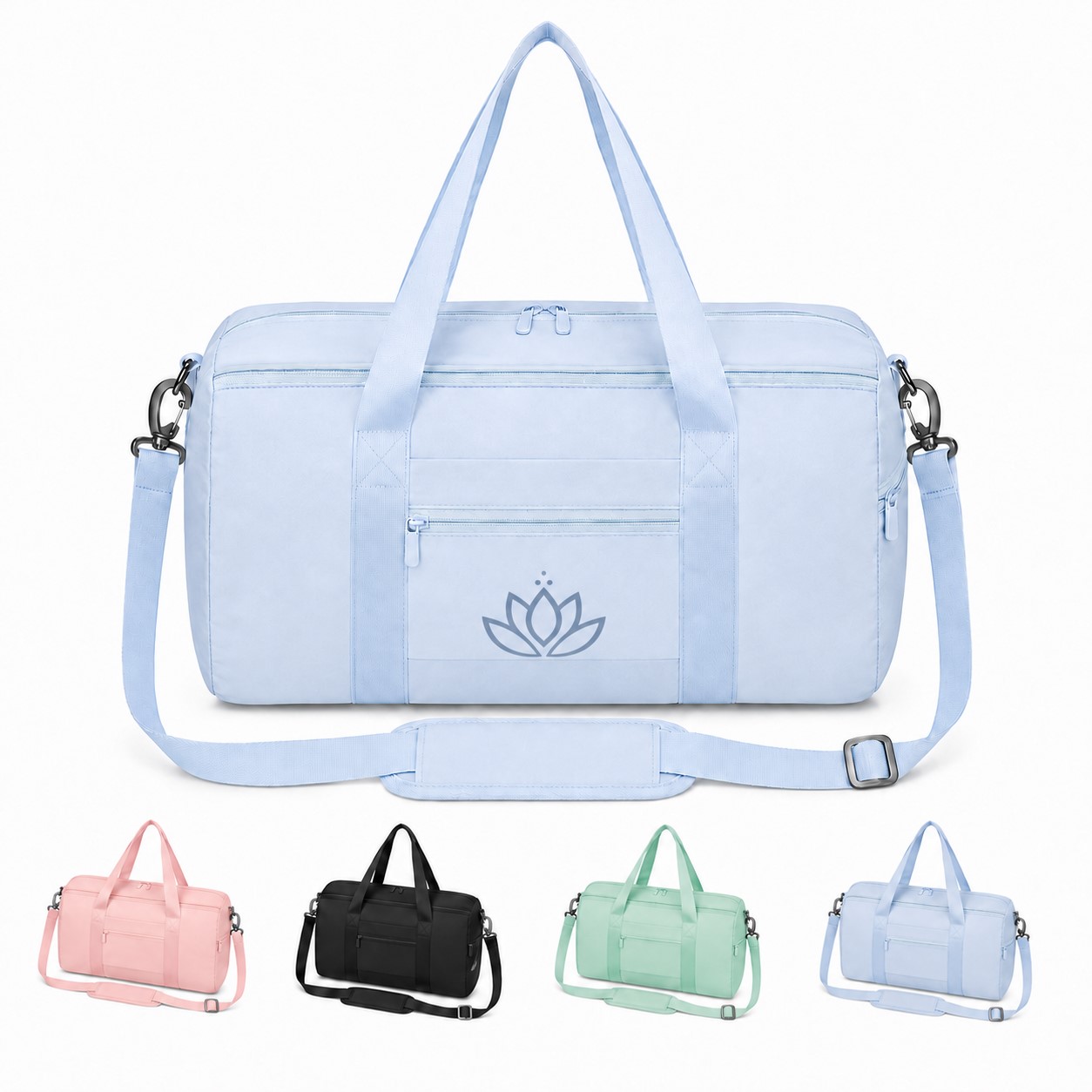Waterproof Twill Gym Duffel Bag