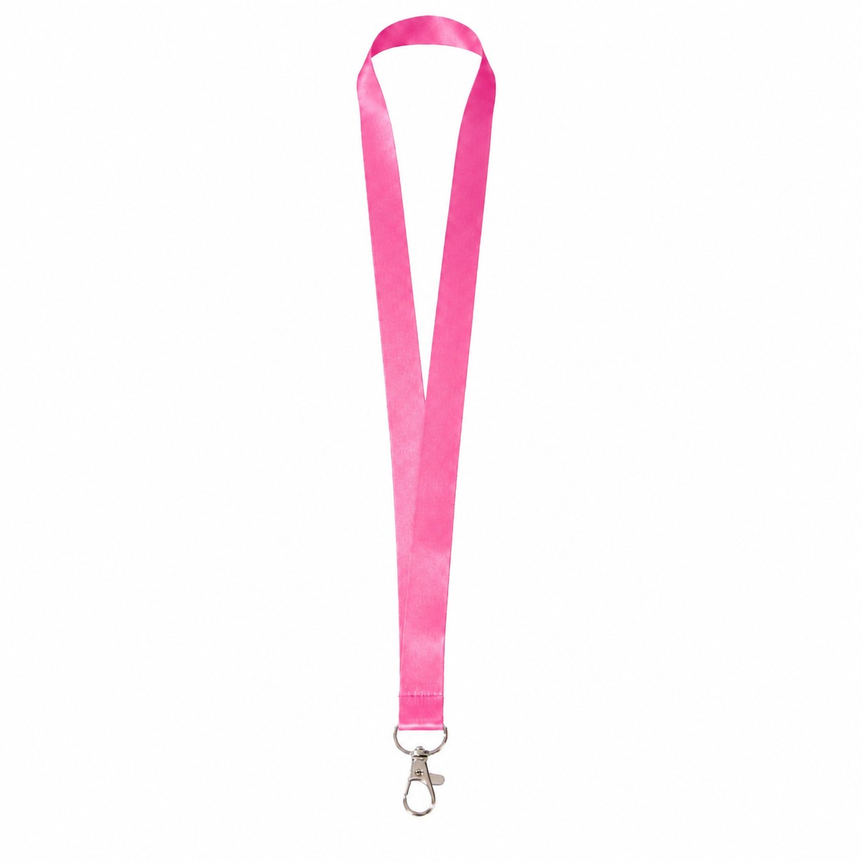 Recycled RPET Badge Lanyard — Pink
