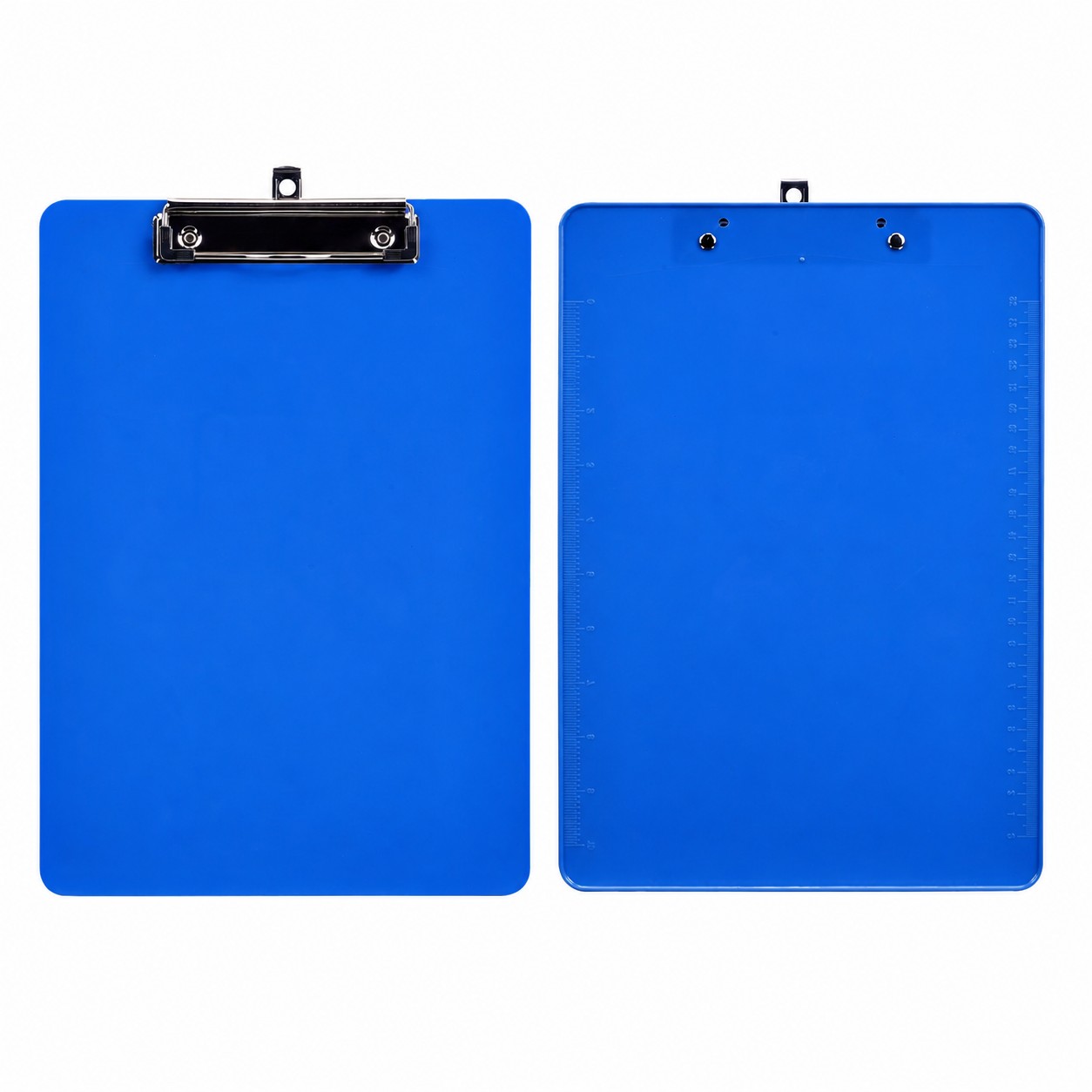 PS Plastic Letter Size Clipboard — Blue