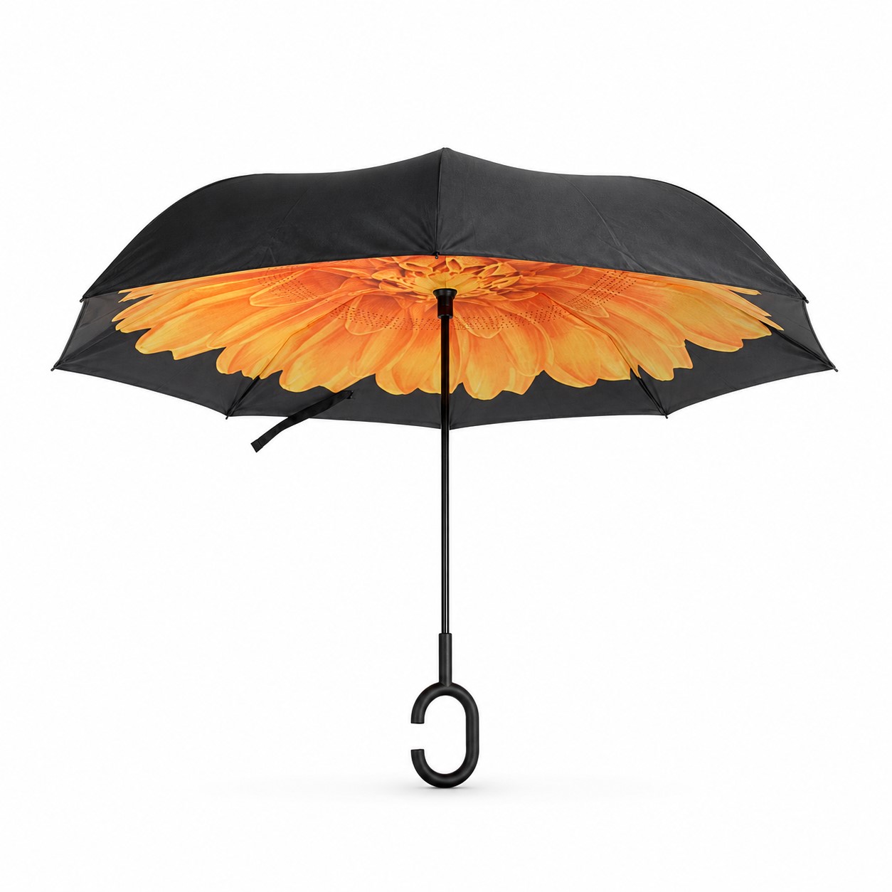 Reverse Folding Umbrella With C Handle — view 2