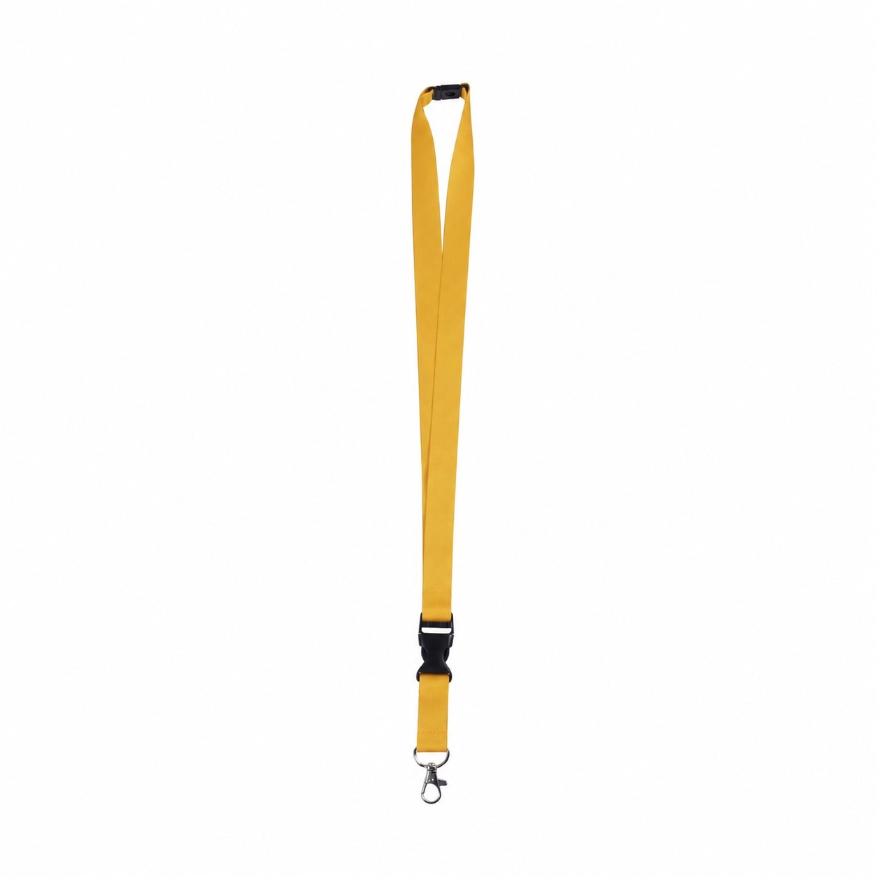Polyester Breakaway Lanyard With Buckle Release — Gold
