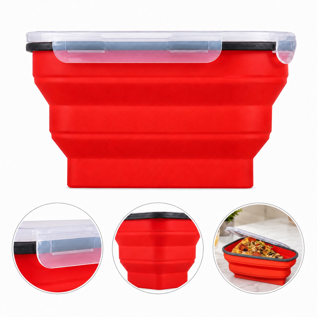 Collapsible Polypropylene Pizza Keeper
