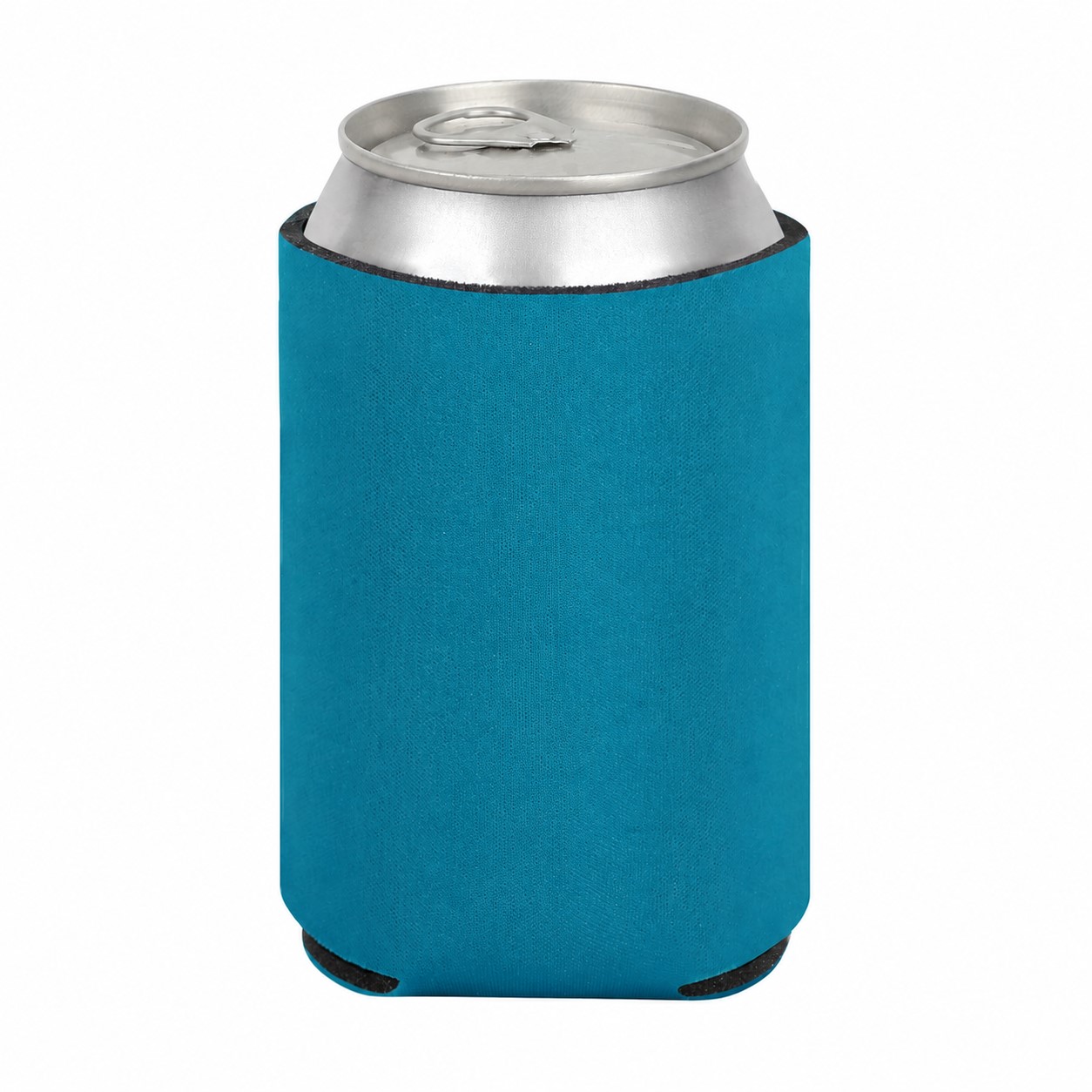 Economy Foam Can Cooler — Teal Blue