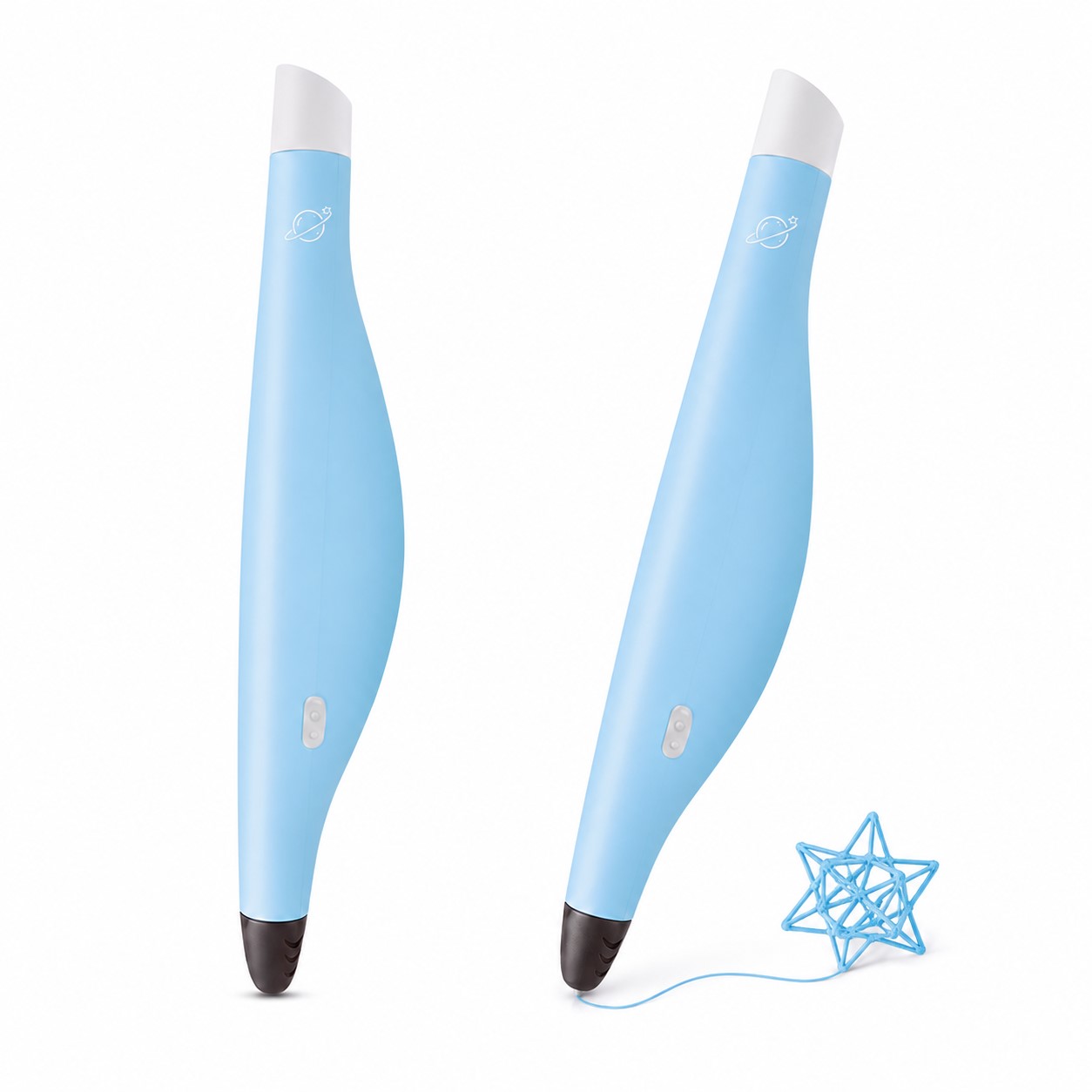 Curved Polyethylene 3D Art Pen