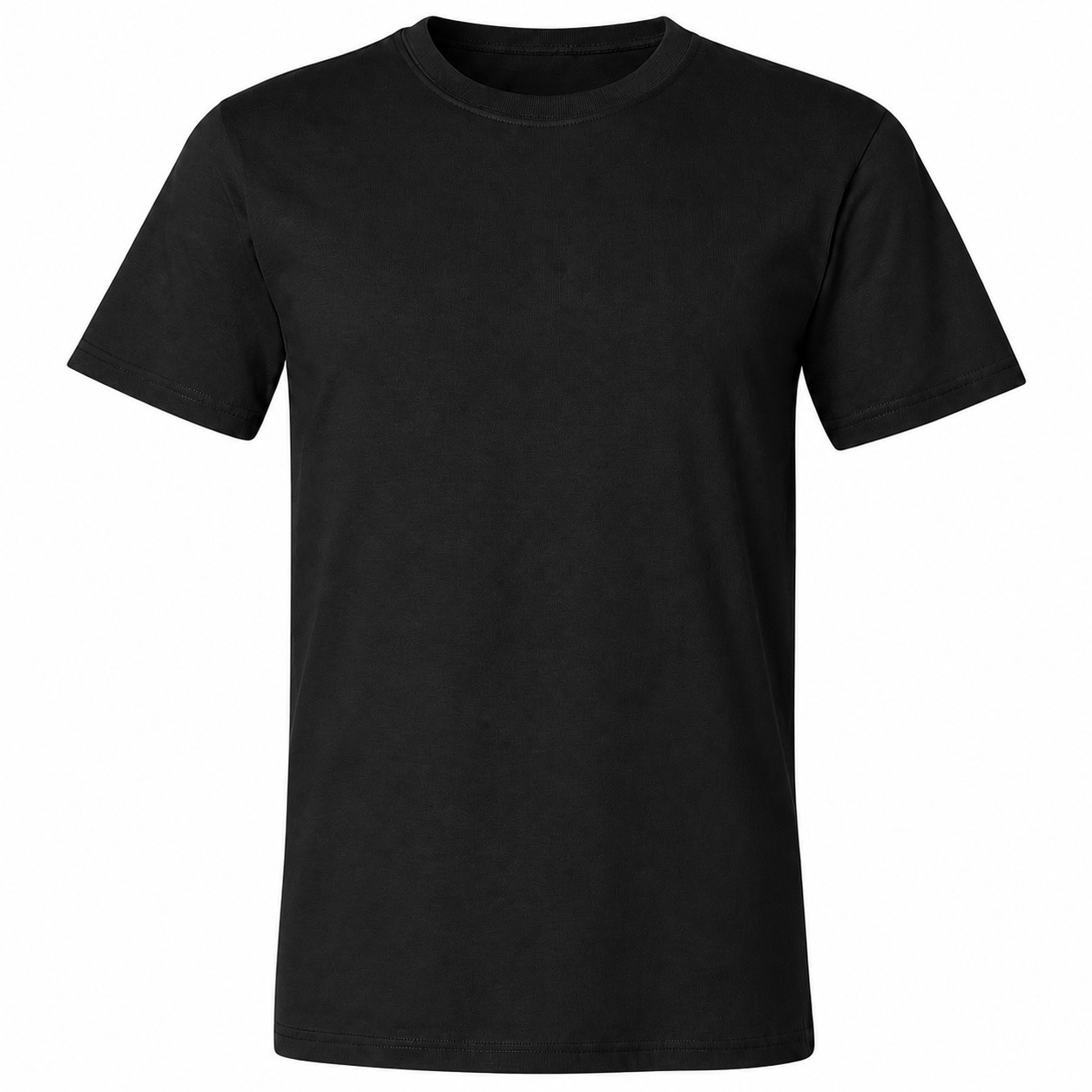 Ringspun Cotton Crewneck T-Shirt — Black