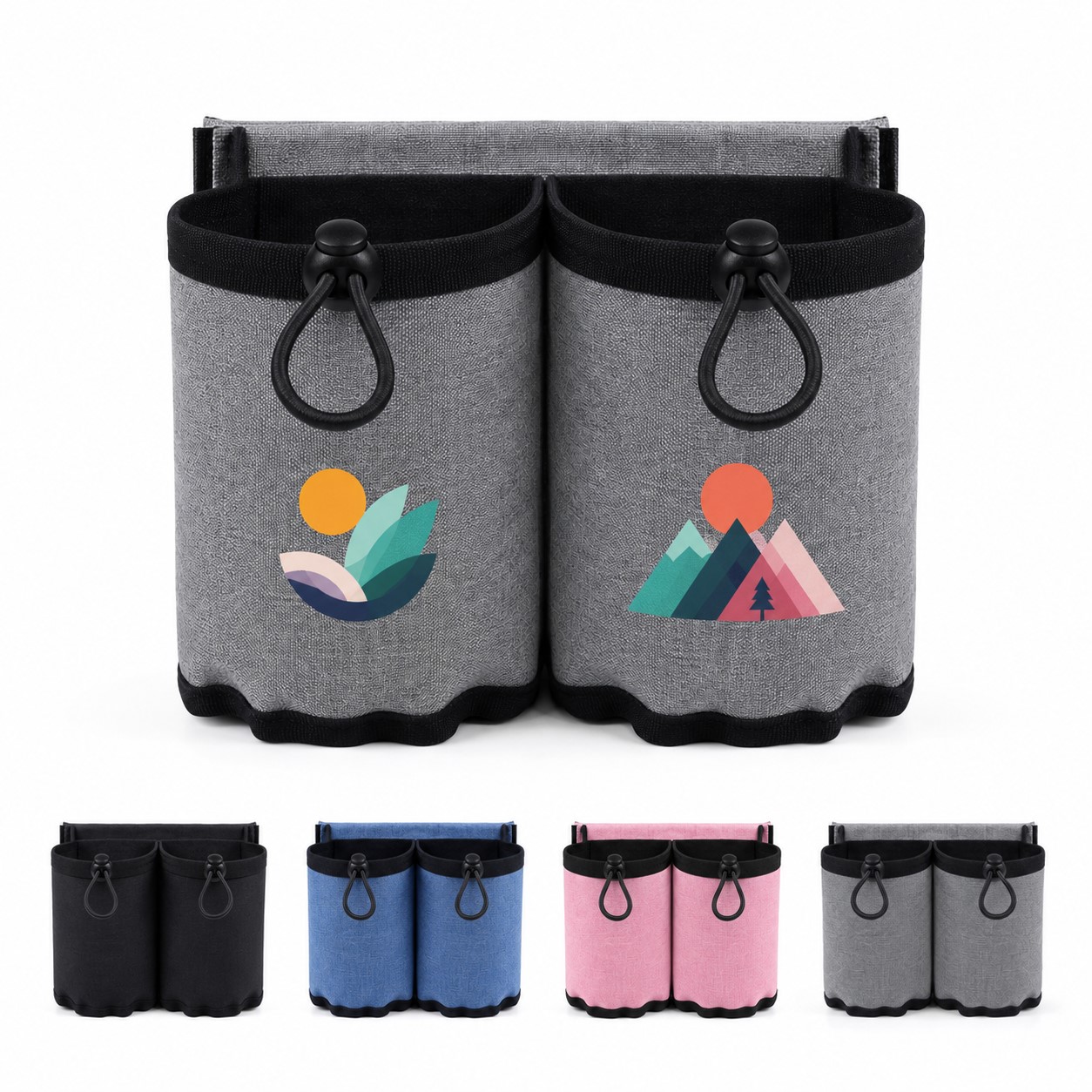 Oxford Cloth Suitcase Cup Holder