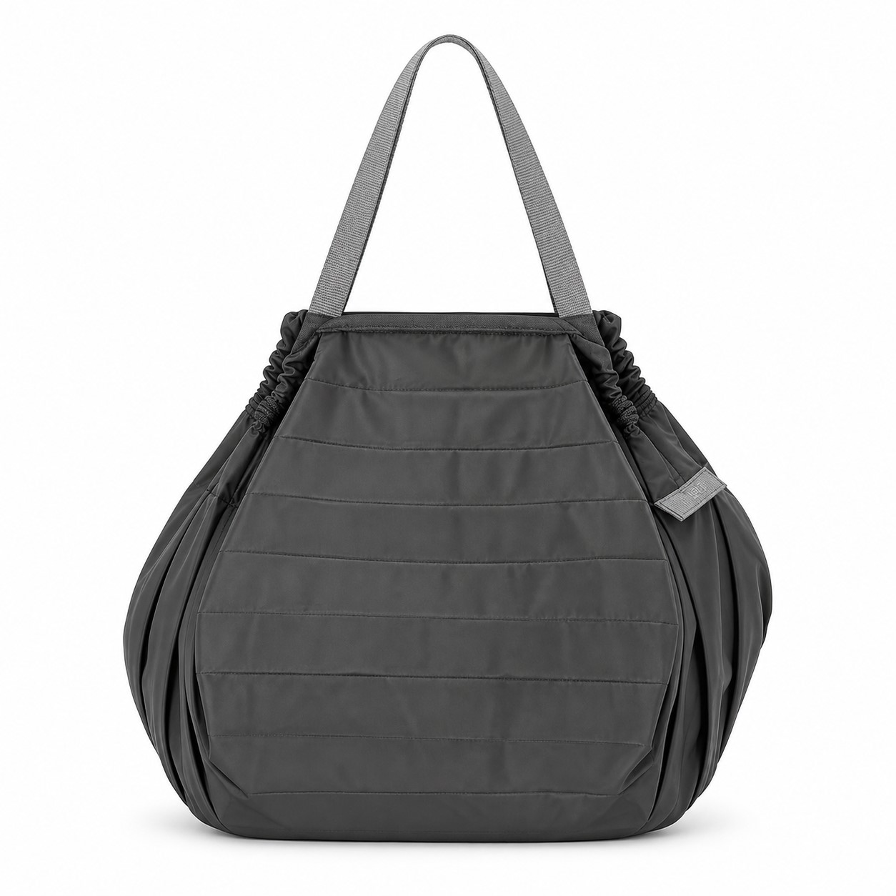 Wide Handle Foldable Fabric Shopping Tote — view 2