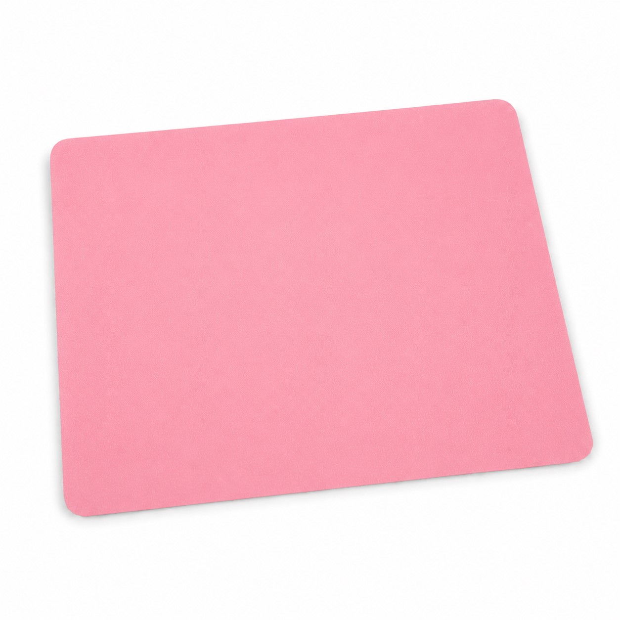 Double-Sided PU Mouse Pad With Coaster — Sakura Pink