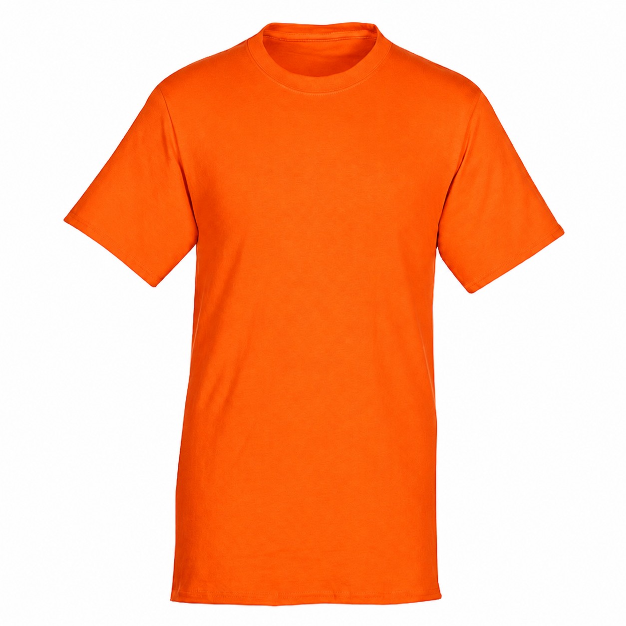 5.4-Ounce Cotton Crewneck Shirt — Orange