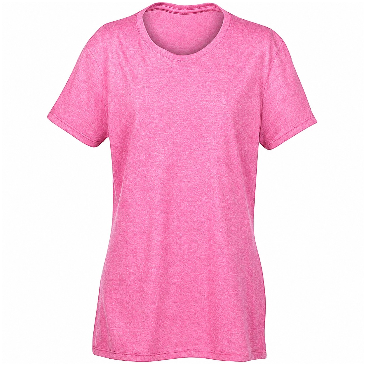 Ladies' Tri-Blend Short-Sleeve Tee — Pink