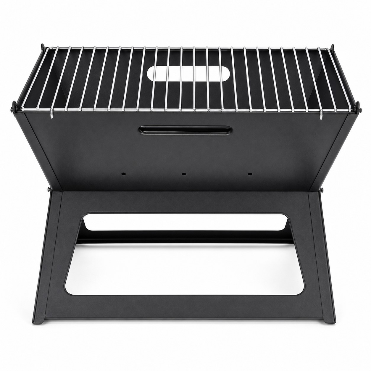 Foldable Steel Tabletop Charcoal Grill — view 2