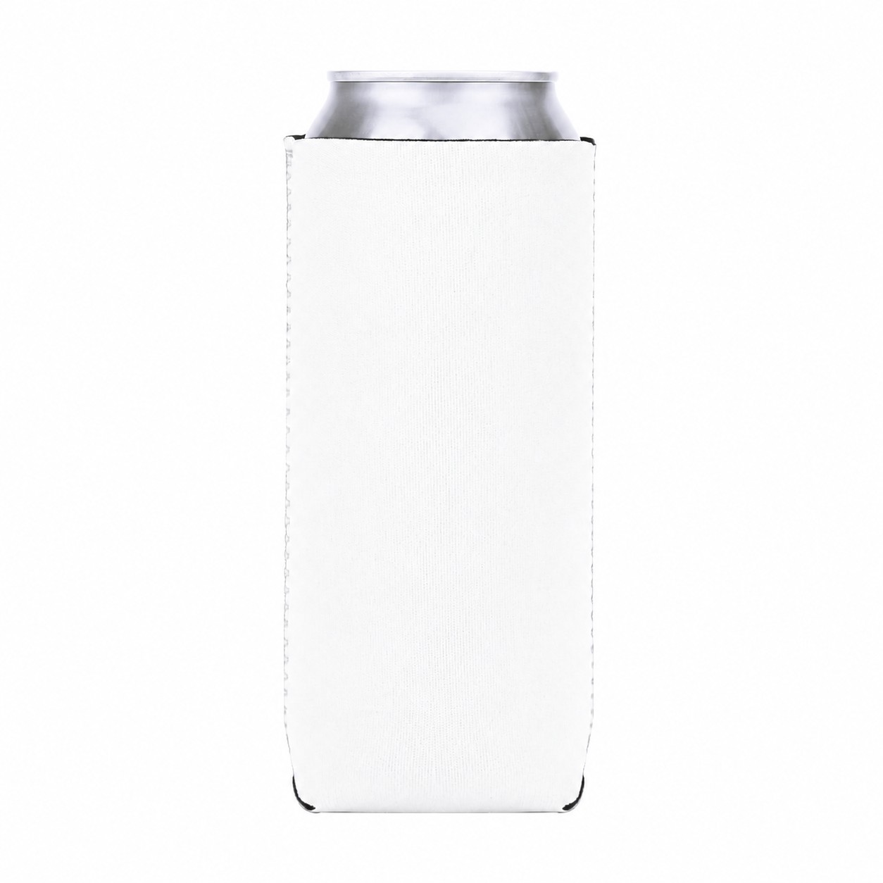 Tall Boy Neoprene Can Cooler — White