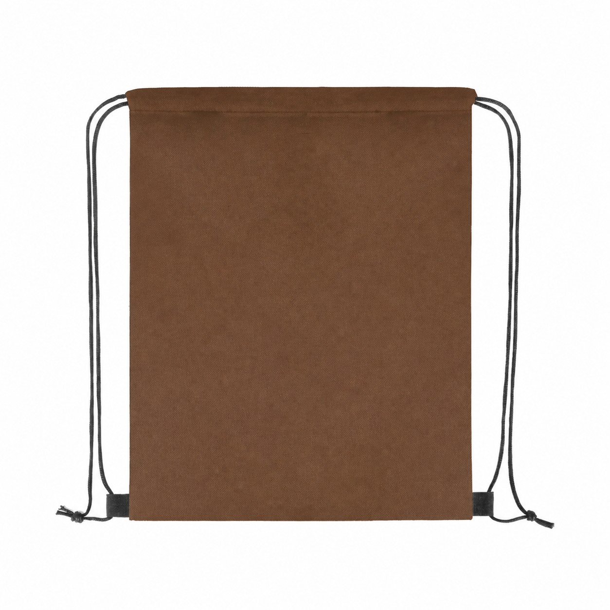 RPET Non-Woven Drawstring Bag — Brown