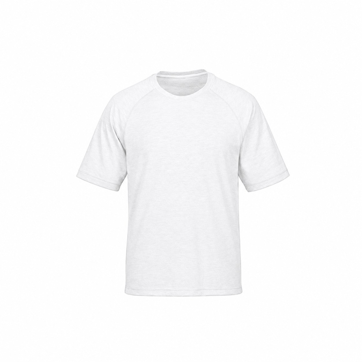 Men's Tri-Blend Moisture-Wicking Raglan T-Shirt — White