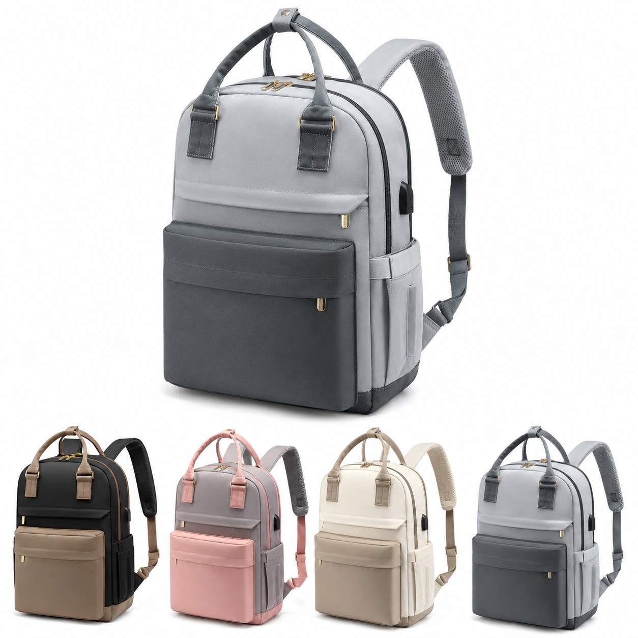 Waterproof Nylon Laptop Backpack