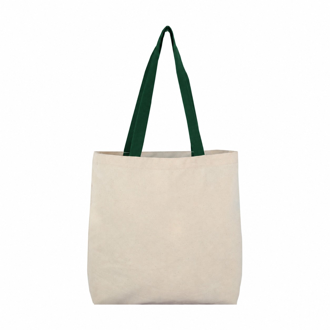 Cotton Color Tote Bag — Forest Green