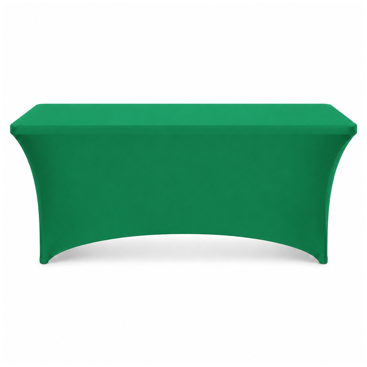 Four Foot Stretch Fitted Table Cover — Green
