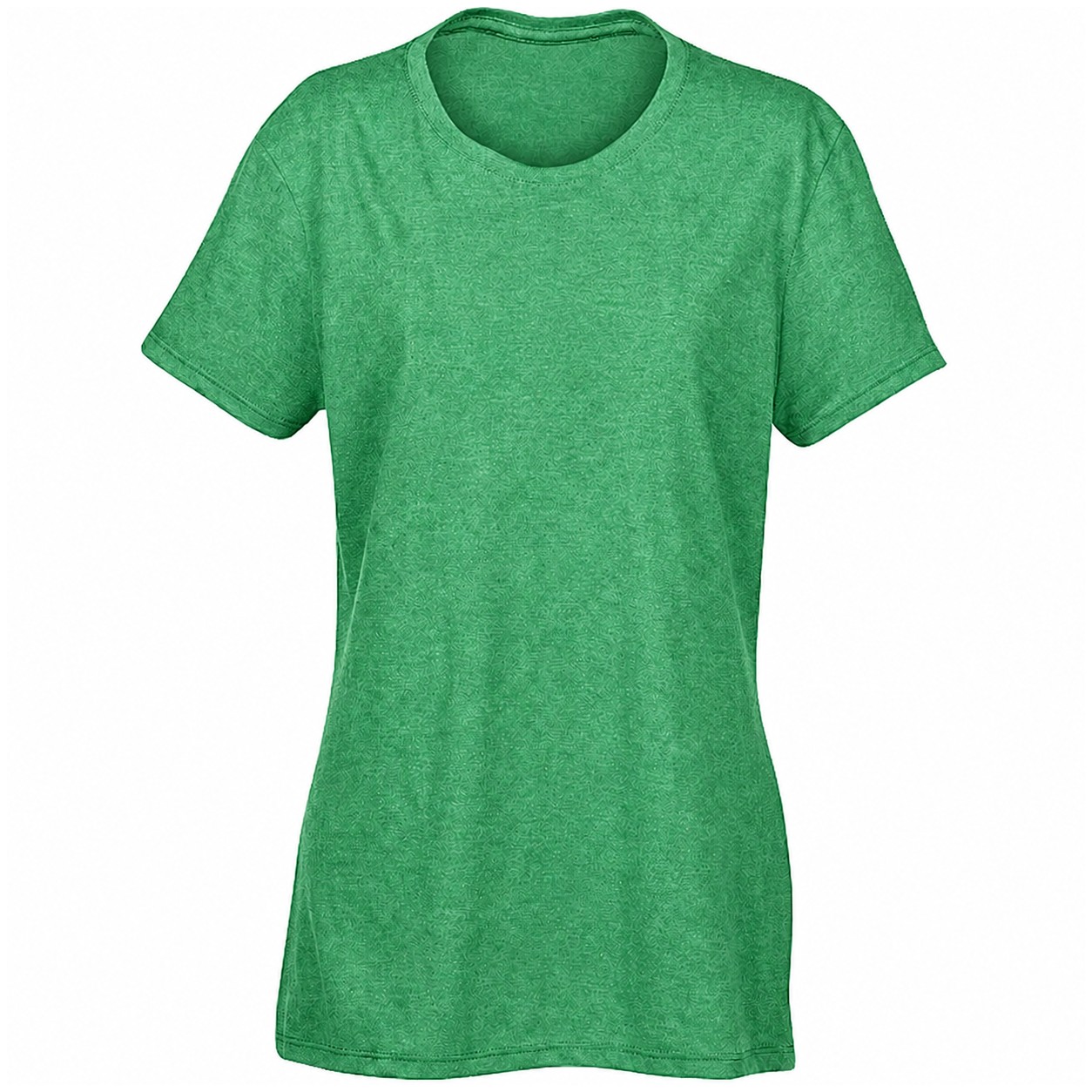 Ladies' Tri-Blend Short-Sleeve Tee — Green