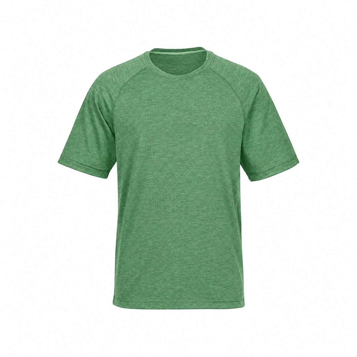 Men's Tri-Blend Moisture-Wicking Raglan T-Shirt — Green