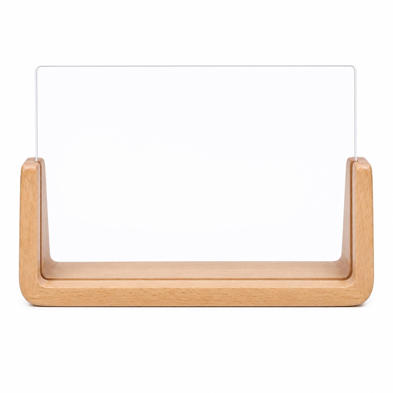 Natural Wood Landscape Photo Frame — view 2