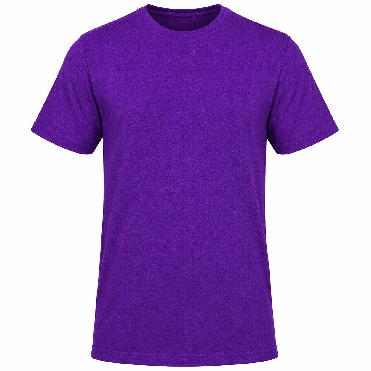 Ringspun Cotton Polyester T Shirt — Purple