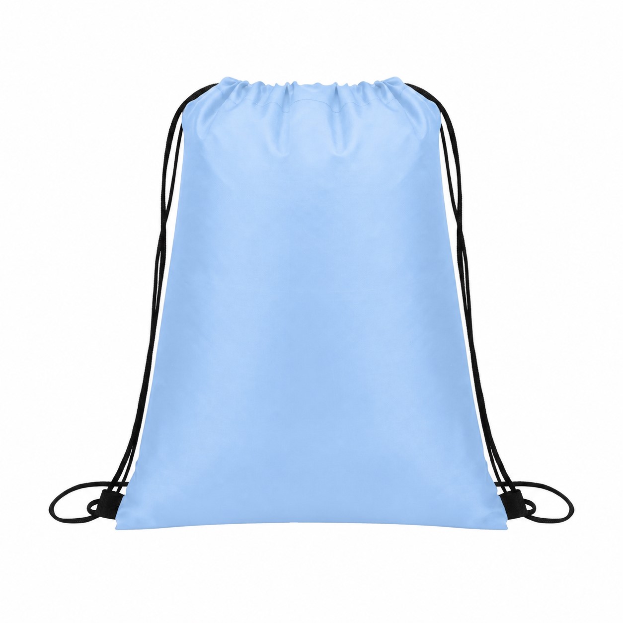 Drawcord Closure Drawstring Bag — Light Blue