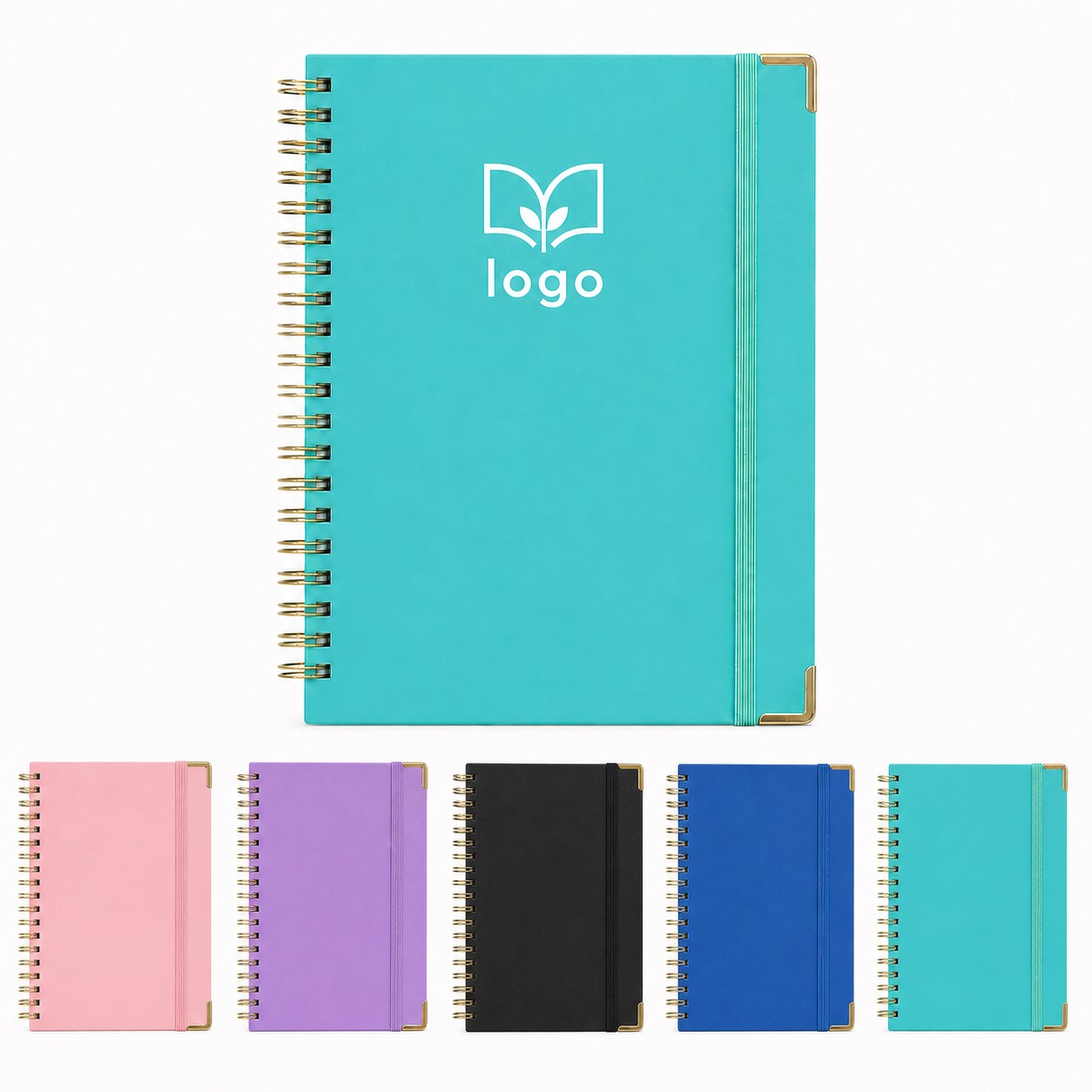 Undated A5 Planner Notebook With Elastic Band