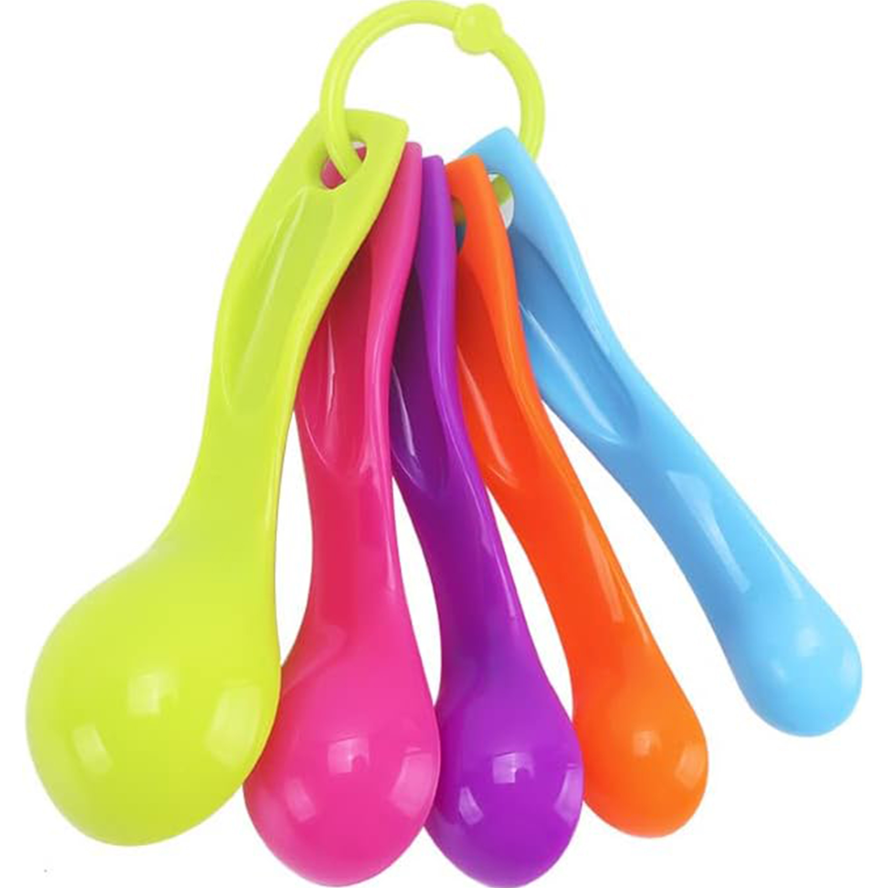 Five Piece Plastic Measuring Spoon Set — view 2