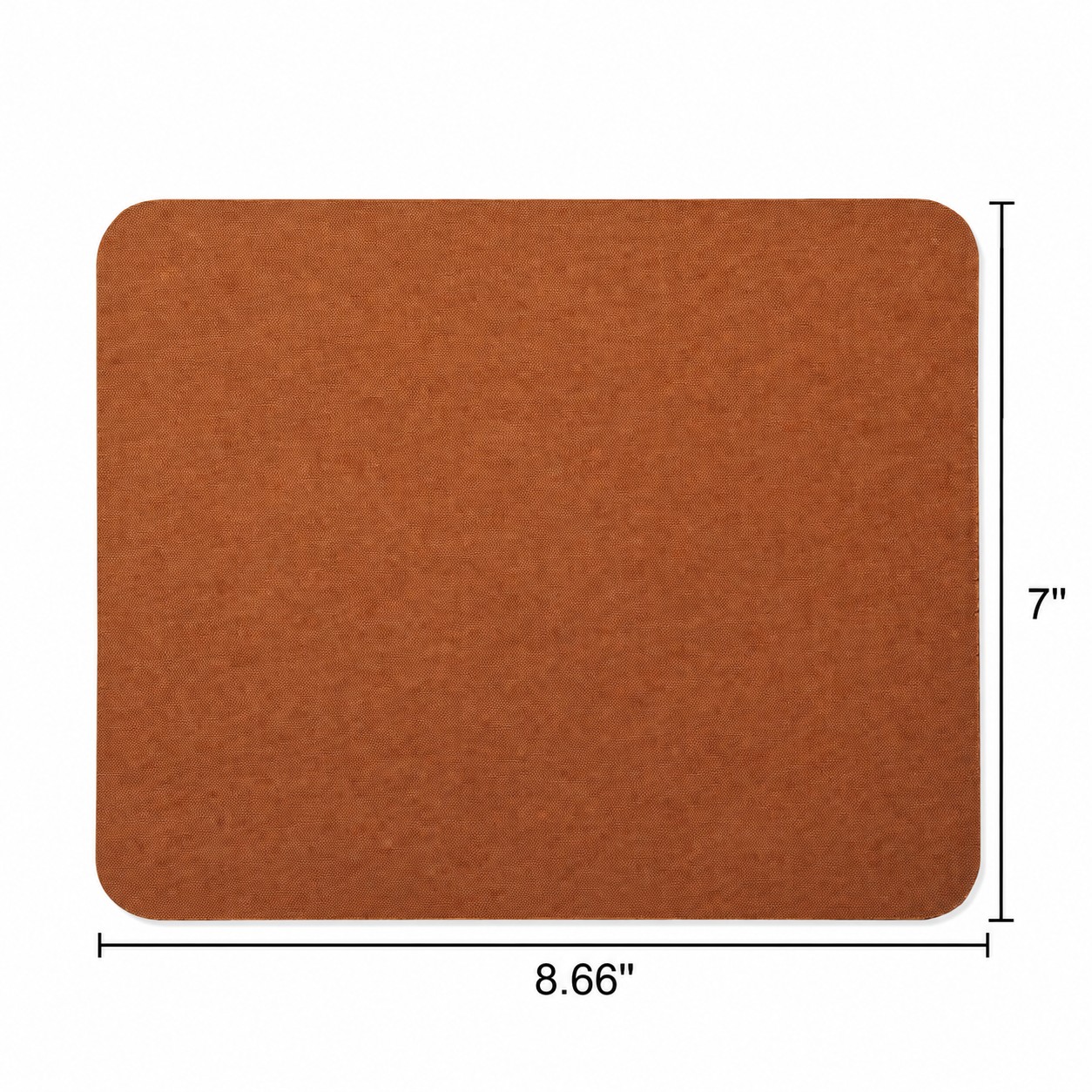 Soft Surface Fabric Mouse Pad — Copper Brown