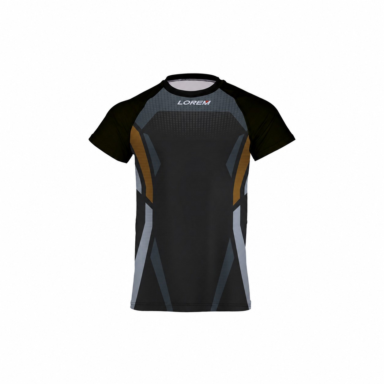 Men's Compression Gym Workout Shirt — Brown