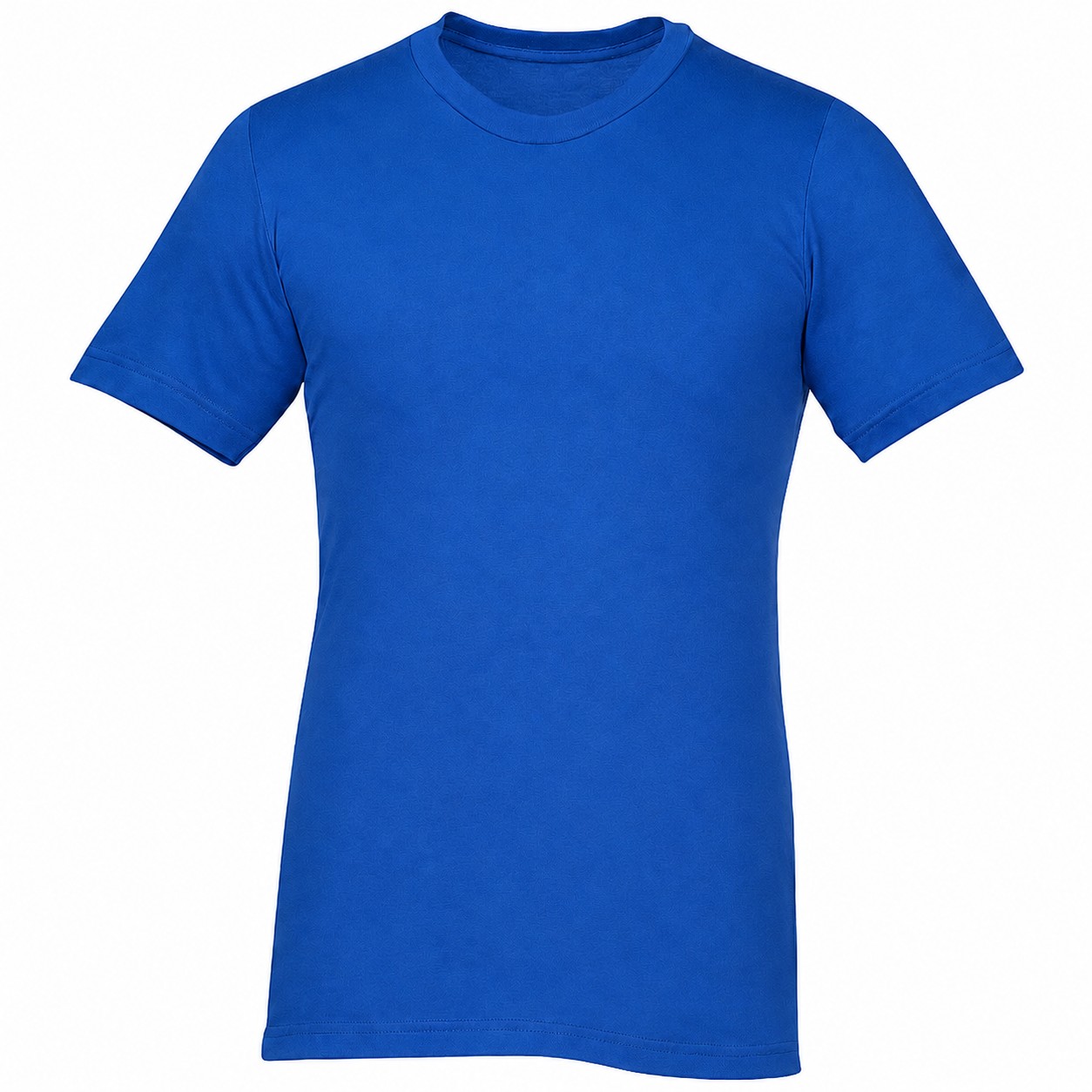Men's Fitted Fine Jersey Shirt — Blue
