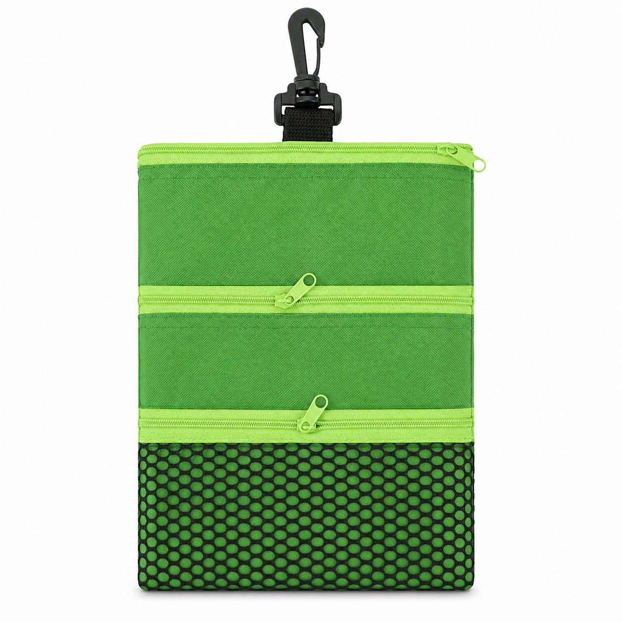 Three Pocket Oxford Golf Pouch With Clip — view 2