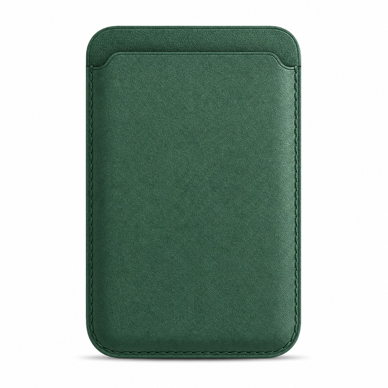 Magnetic Leather Stick On Phone Card Holder — view 2