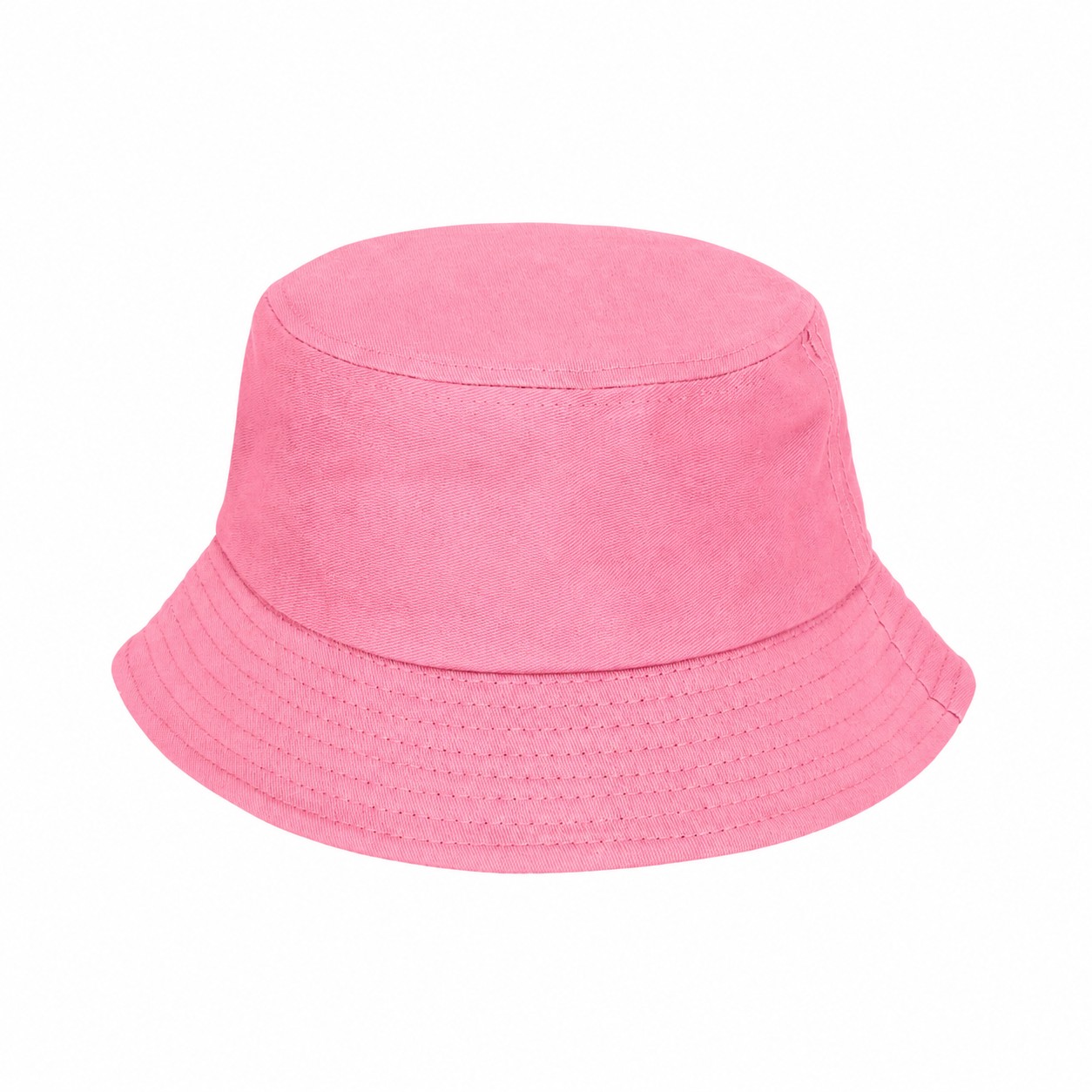 Cotton Twill Bucket Hat — Pink