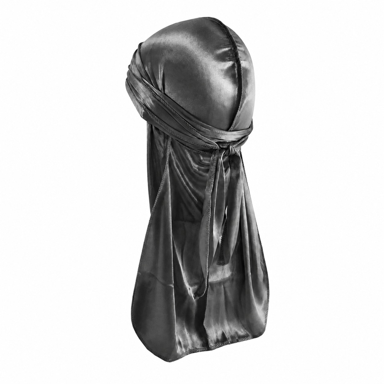 Polyester Pirate Head Wrap Scarf — Dark Gray