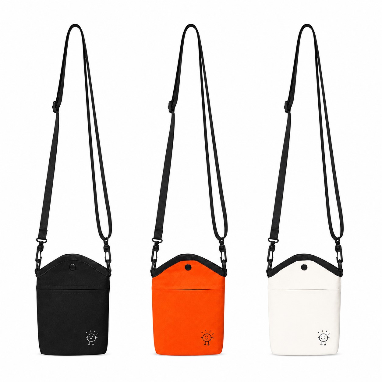Envelope Top Polyester Crossbody Bag — view 1