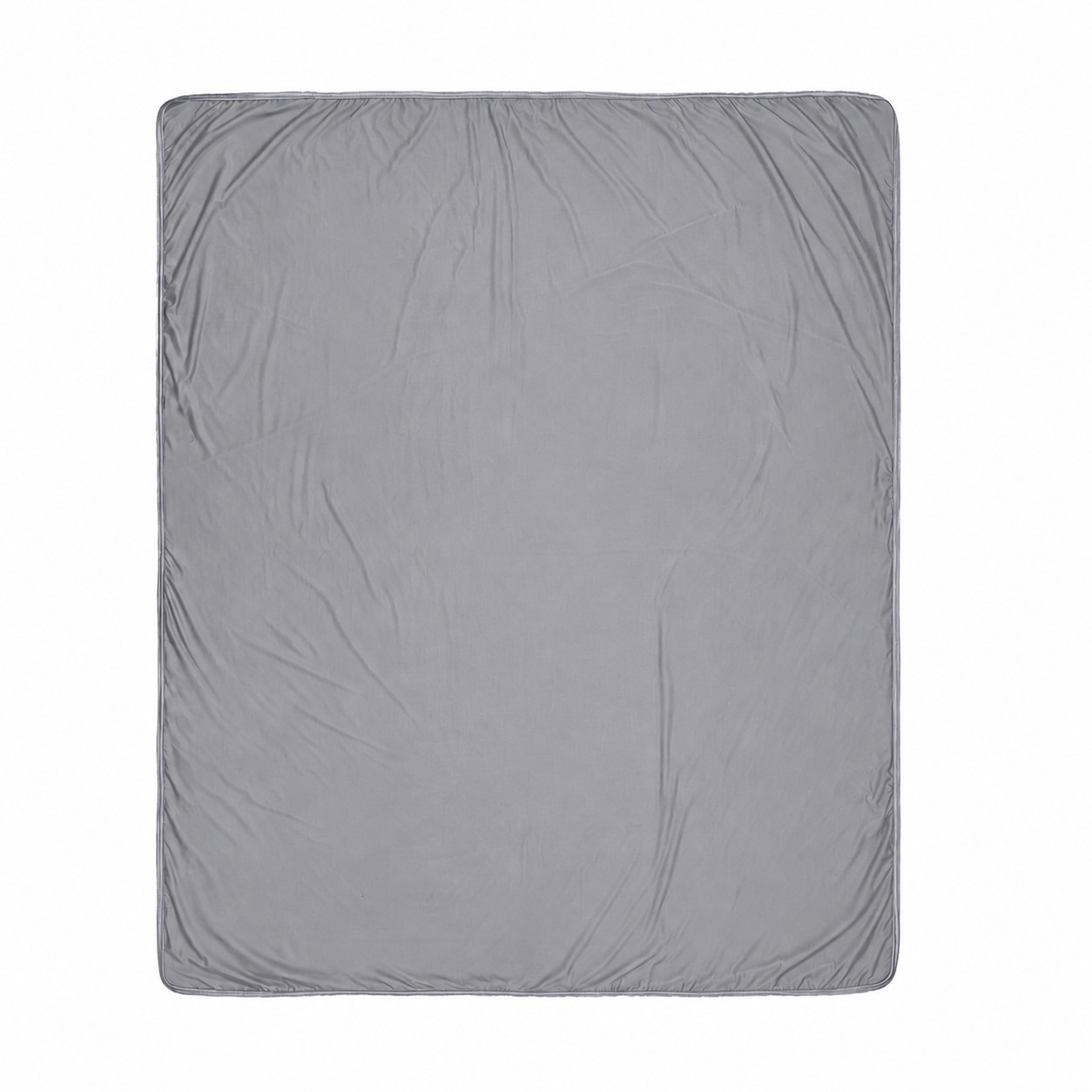 Dual Sided Polyester Cooling Blanket — Pewter Gray